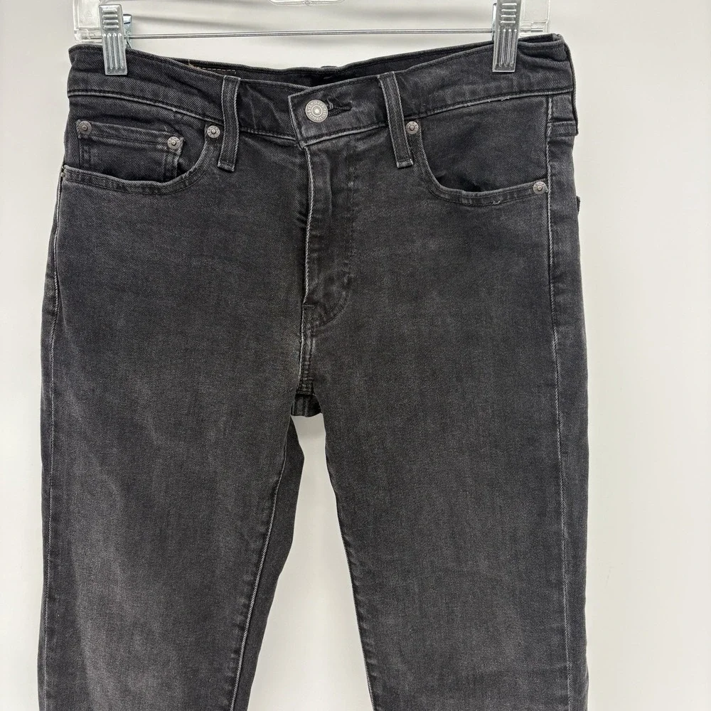 Levis Premium 511 Jeans‎ Faded Black Slim Dark Wash Stretch Men 30X32 (30X31)